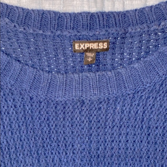 EXPRESS | Cozy Blue Sweater - Picture 3 of 3